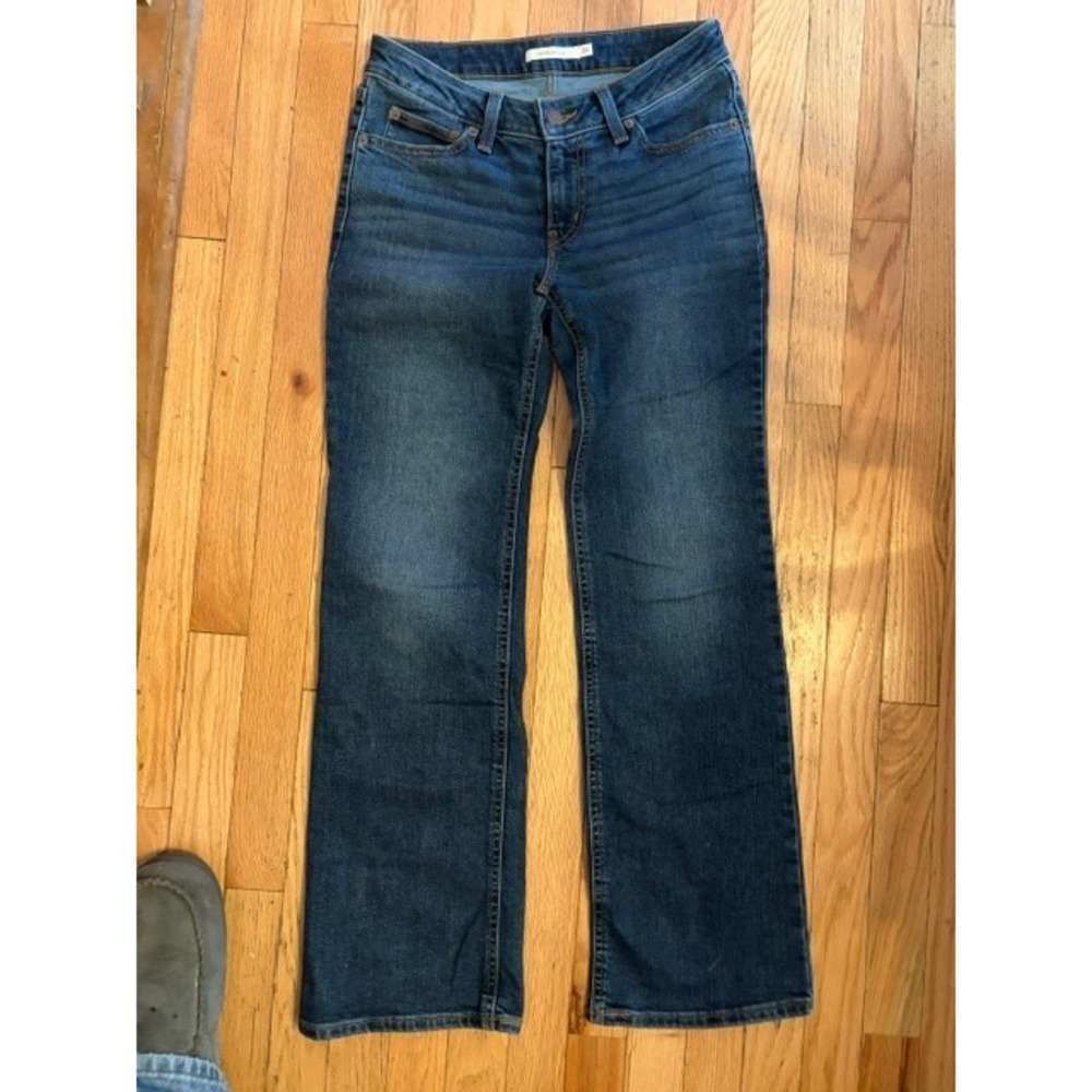 Levis Superlow Boot Cut Jeans Womens 26 Blue Medium Low Rise A4679-0015 T56-32